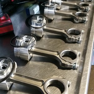 ABR Houston N54 stroker rods and pistons