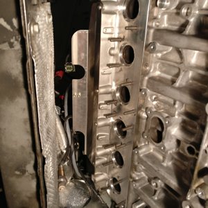 Exhaust Manifold studs Installed